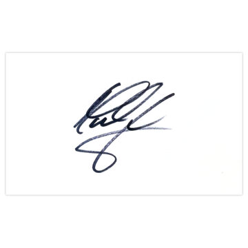 Signed Martin Jorgensen White Card - Denmark Icon