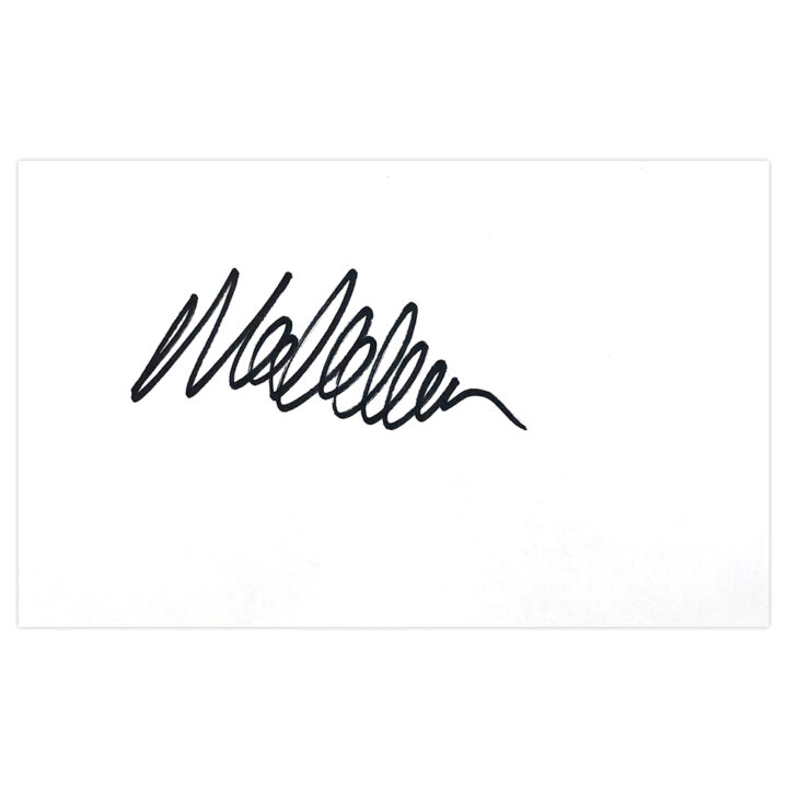 Signed Neil Sullivan White Card - Leeds United Autograph