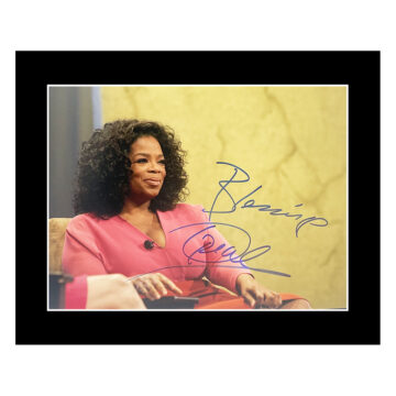 Signed Oprah Winfrey Photo Display - 12x10 TV Icon