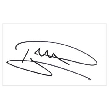 Signed Patrick Paauwe White Card - Feyenoord Icon Autograph