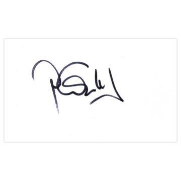 Signed Pedro Contreras White Card - Malaga Autograph