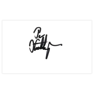 Signed Per Kroldrup White Card - Denmark Autograph