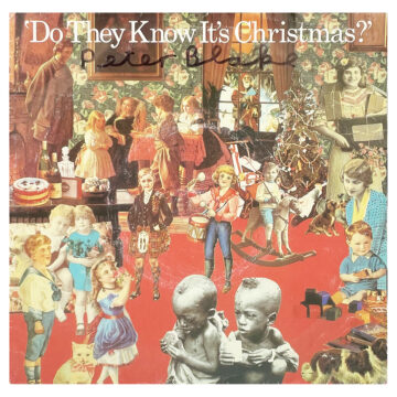 Signed Peter Blake 7 Vinyl Sleeve - Do They Know Its Christmas