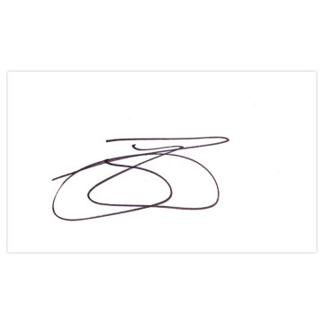 Signed Phil Jagielka White Card - Everton Autograph