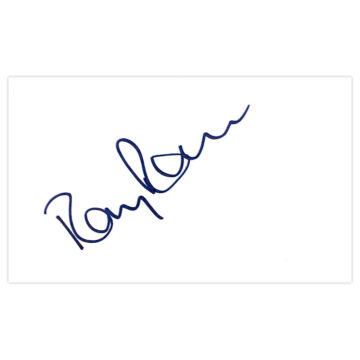 Signed Ray Ranson White Card - Birmingham City Autograph