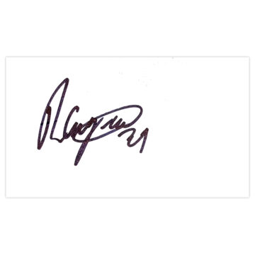 Signed Reece Grego-Cox White Card - Crawley Town Autograph