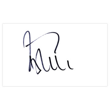 Signed Richard Wright White Card - Ipswich Town Autograph