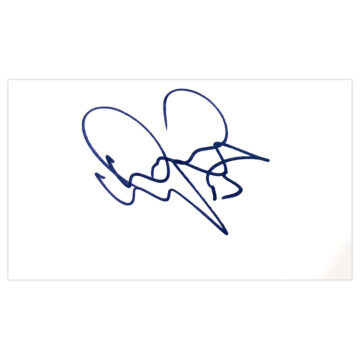 Signed Ritchie Humphreys White Card - Sheffield Wednesday Autograph