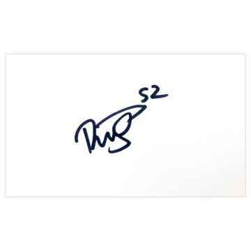 Signed Ro-Shaun Williams White Card - Doncaster Rovers Autograph