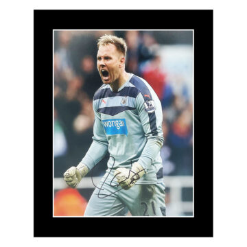 Signed Rob Elliot Photo Display - 12x10 Newcastle United Icon