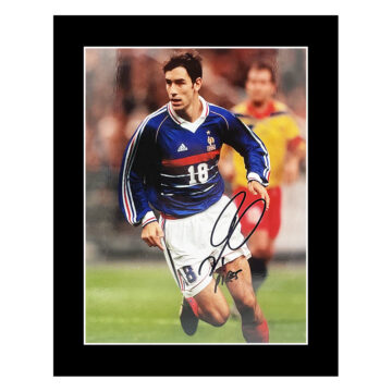 Signed Robert Pires Photo Display 12x10 - France Icon