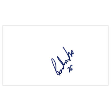 Signed Rochinha White Card - Bolton Wanderers Autograph