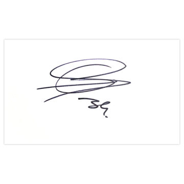 Signed Rudy Gestede White Card - Middlesbrough Autograph