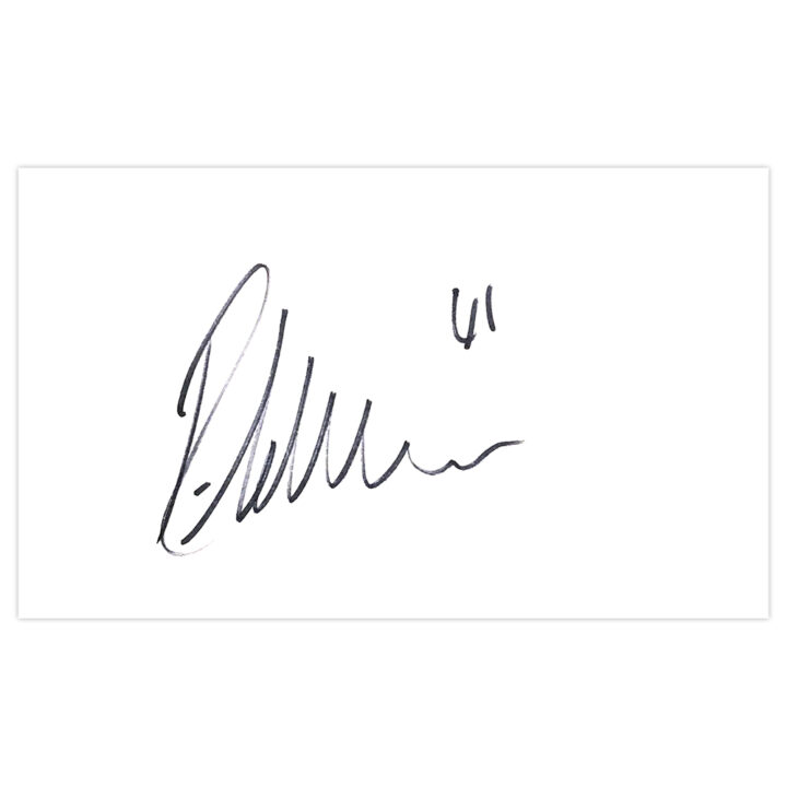 Signed Ryan Allsop White Card - West Bromwich Albion Autograph