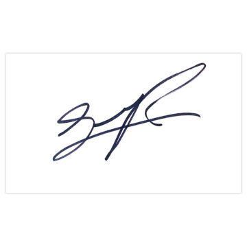 Signed Sandro Ramírez White Card - Barcelona Autograph