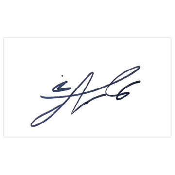 Signed Sandro Ramírez White Card - Malaga Autograph