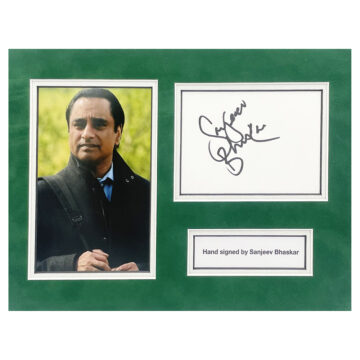 Signed Sanjeev Bhaskar Photo Display - 12x8 TV Icon