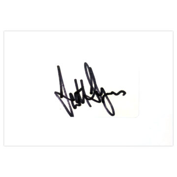 Signed Scott Styris White Card - New Zealand Cricket Autograph