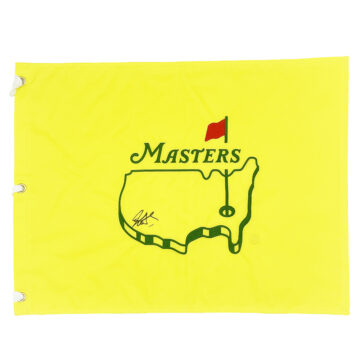 Signed Scottie Scheffler Pin Flag - The Masters Champion 2022