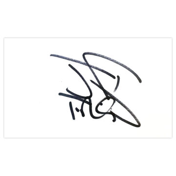 Signed Sebastien Frey White Card - Parma Autograph