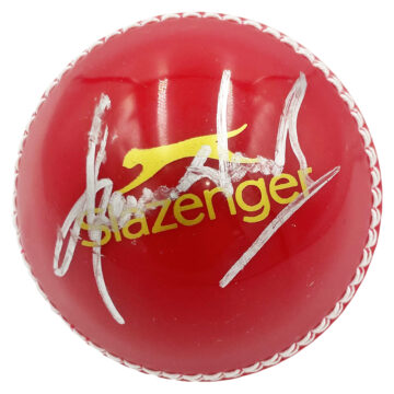 Signed Shane Warne Cricket Ball - Ashes Winner Autograph