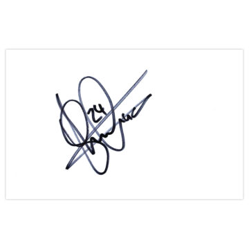 Signed Shaun Cummings White Card - Reading Autograph