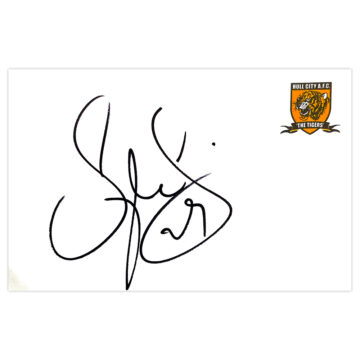 Signed Stephen Quinn White Card - Hull City Autograph