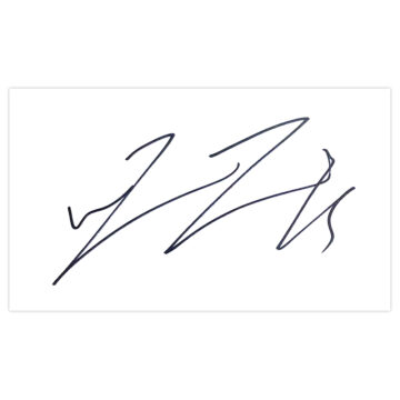 Signed Steven Nzonzi White Card - Stoke City Autograph