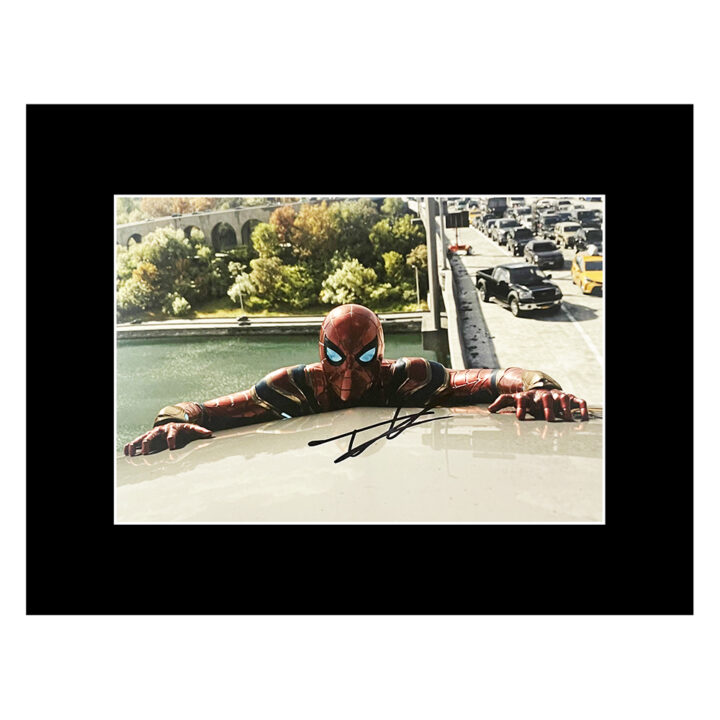 Signed Tom Holland Photo Display - 16x12 Spider Man Autograph