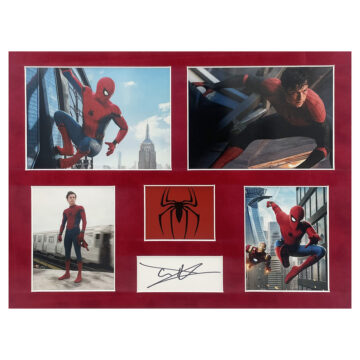 Signed Tom Holland Photo Display - 16x12 Spiderman Autograph