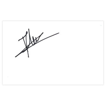 Signed Tom Lees White Card - Sheffield Wednesday Autograph