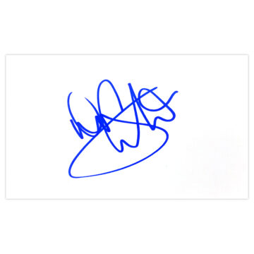 Signed Tony Coton White Card - Watford Autograph