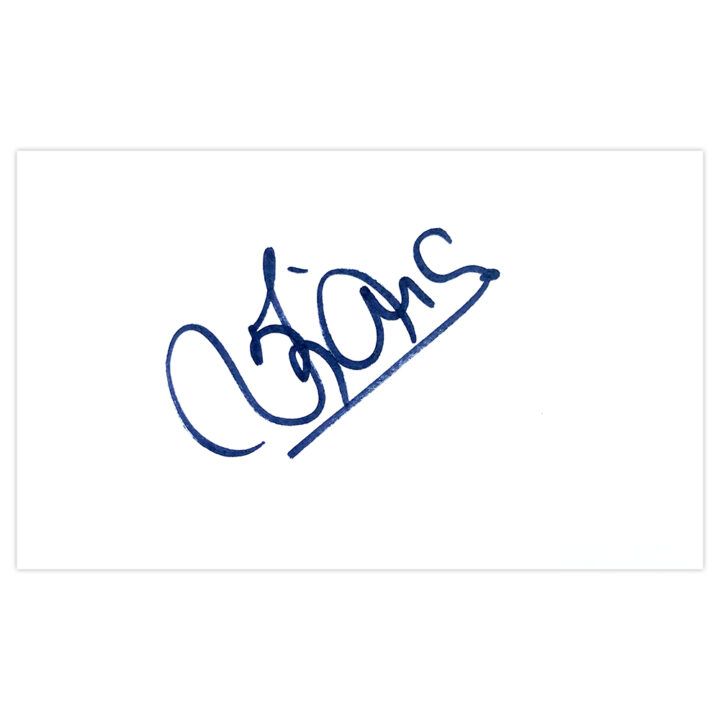 Signed Vitor Baia White Card - Porto Autograph