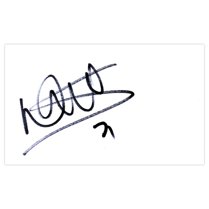 Signed Will Norris White Card - Peterborough United Autograph