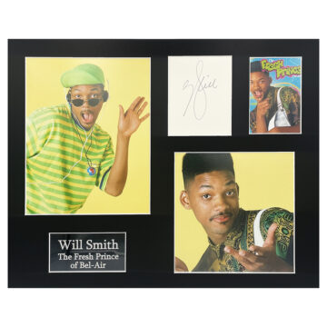 Signed Will Smith Photo Display - 20x16 The Fresh Prince of Bel-Air