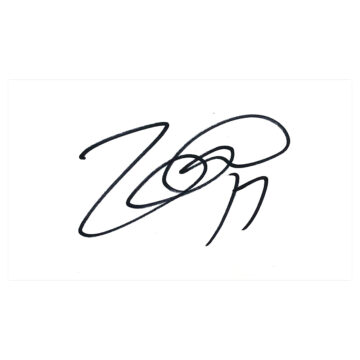 Signed Zak Whitbread White Card - Millwall Autograph