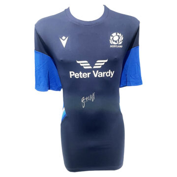 Stuart Hogg Autograph Shirt - Scotland Rugby Icon