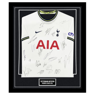 Tottenham Hotspur Signed Framed Shirt - Premier League Squad 2023