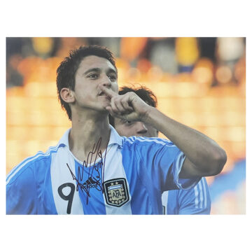 Signed Facundo Ferreyra Poster Photo - Argentina Icon