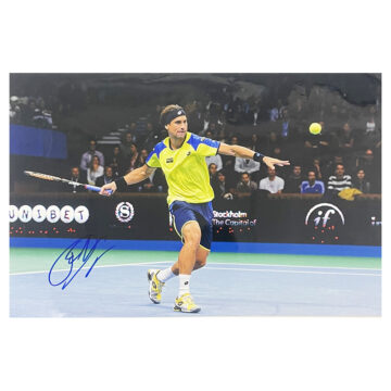 Signed David Ferrer Poster Photo - 18x12 Tennis Icon Autograph