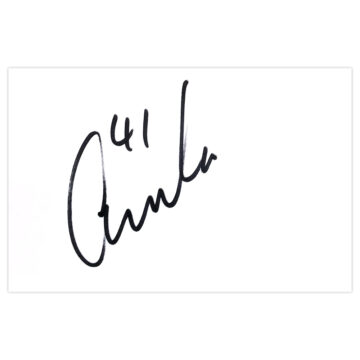 Aiden O'Neill Signed White Card - Melbourne City Autograph