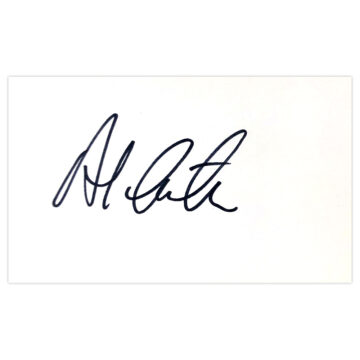 Ali Carter Signed White Card - Snooker Autograph