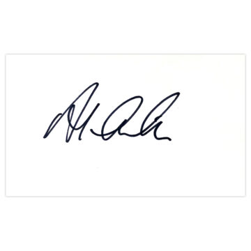 Ali Carter Signed White Card - Snooker Icon