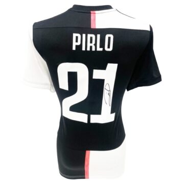 Andrea Pirlo Signed Shirt - Juventus Icon Autograph Jersey