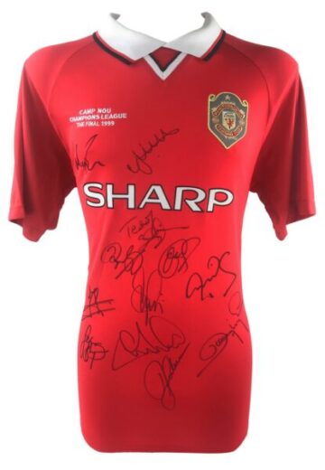 Autograph Manchester United Shirt - Champions League Winners 1999