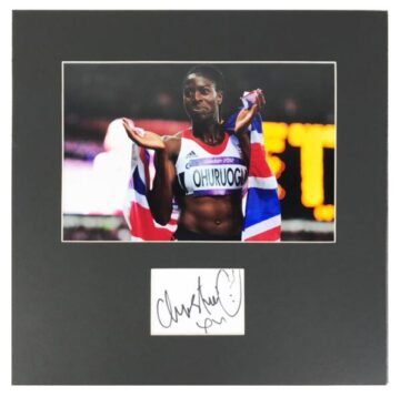 Christine Ohuruogu Autograph - Genuine Signed Olympics Photo Display