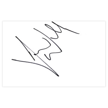 David Willey Signed White Card - England Cricket Icon Autograph