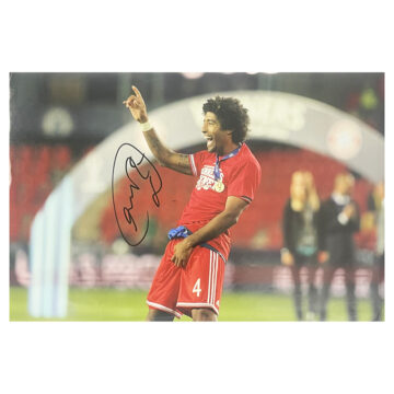 Dante Signed Poster Photo - 18x12 UCL Winner 2013