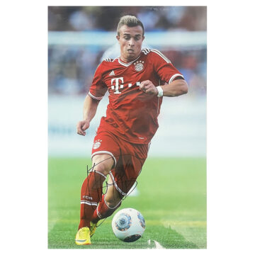 Signed Xherdan Shaqiri Poster Photo - 18x12 Bayern Munich Icon