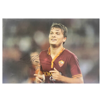 Signed Adem Ljajic Poster Photo - 18x12 Roma Icon